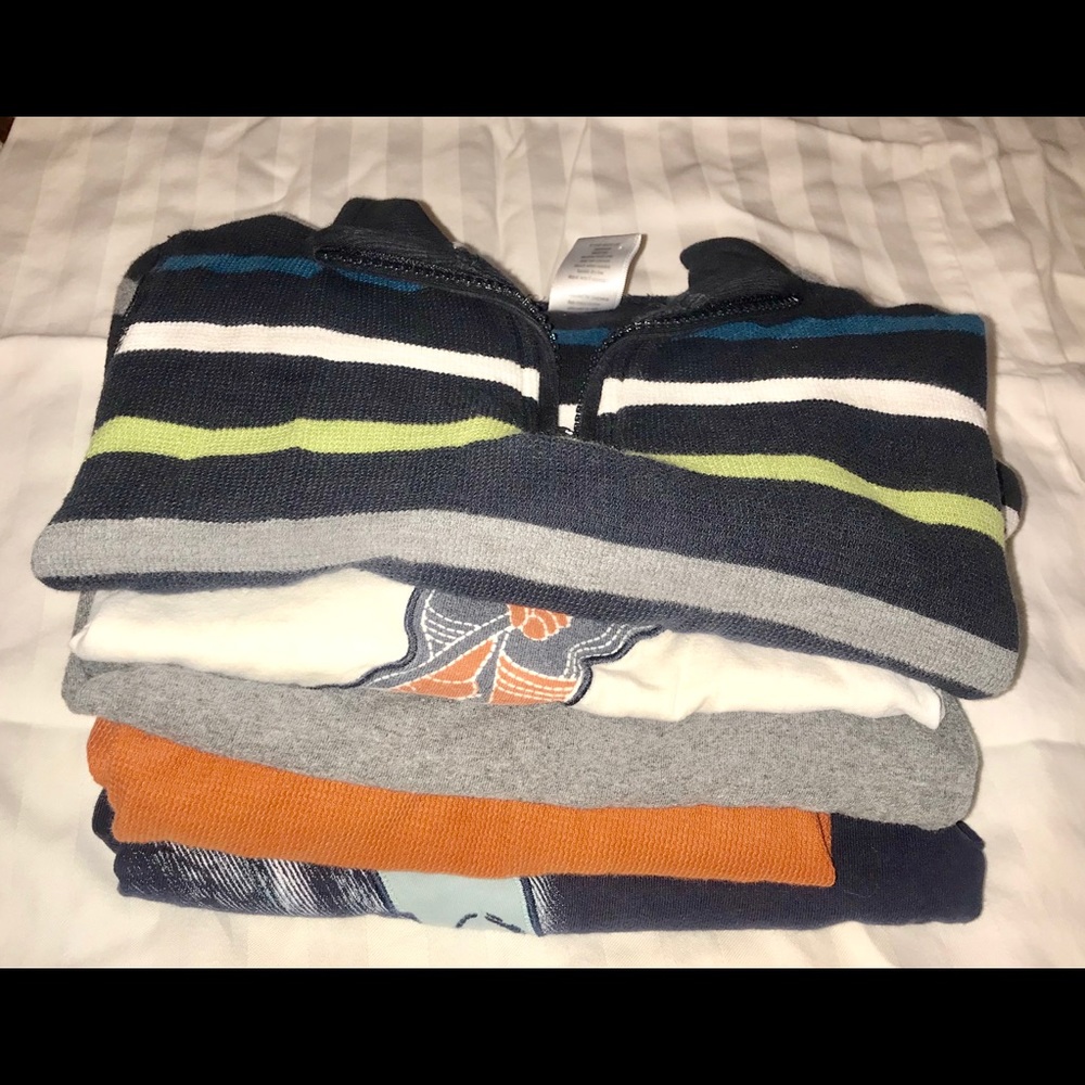 Boys Gymboree Shirts. 5 long sleeve shirts size 5.